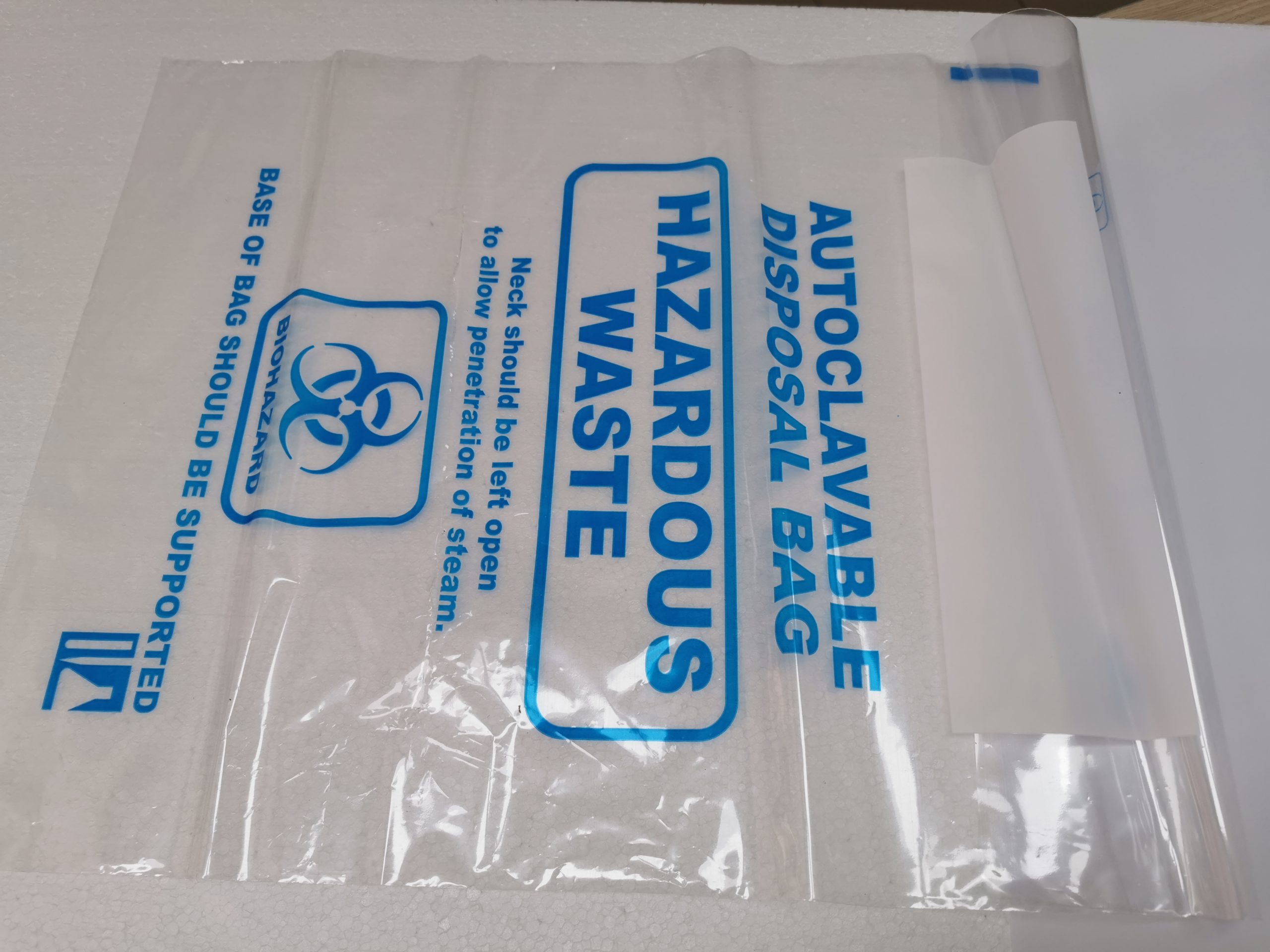 Sac autoclavabil (135 oC), dimensiuni (W x L) 600 x 800 mm, aproximativ 60 L